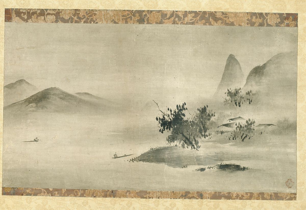 Kano Motonobu, Ink Landscape